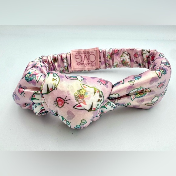 Pink Cat Print Headband - Picture 2 of 3